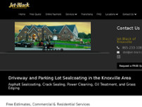 Jet-Black Of Knoxville website screenshot