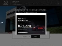 Website Screenshot Heritage Mazda Catonsville