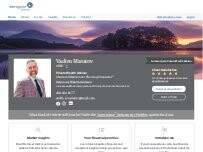 Website Screenshot Vadim Matatov - Private Wealth Advisor, Ameriprise Financial Services, LLC