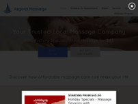 Screenshot for http://asgardmassage.com
