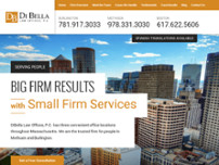 DiBella Law Offices, P.C. website screenshot
