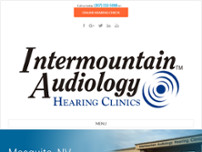 Intermountain Audiology website screenshot