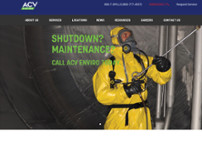 Screenshot for https://www.acvenviro.com/