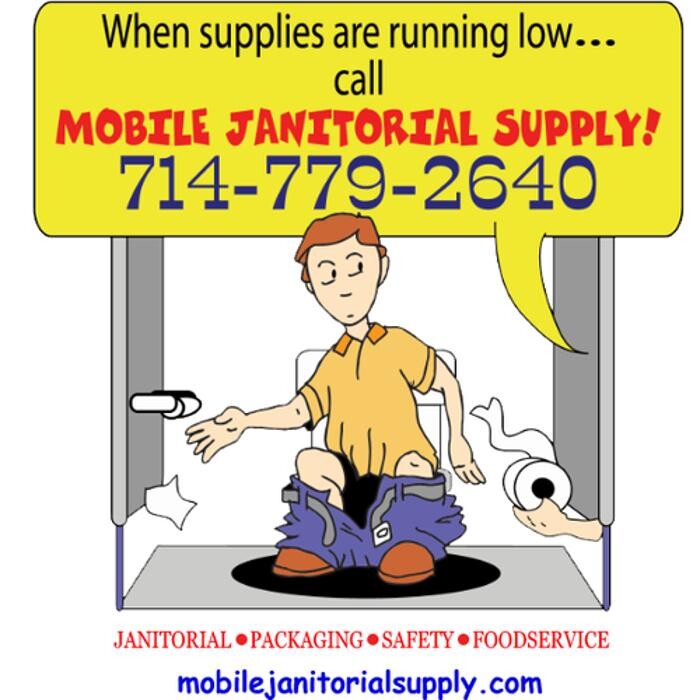 Mobile Janitorial Supply Logo