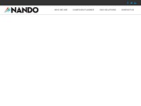 NANDO Media website screenshot