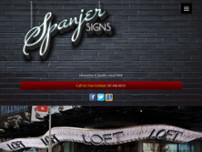 Spanjer Sign Company website screenshot