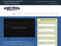 Puget Sound Moving, Inc website screenshot