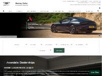 Website Screenshot Bentley Dallas