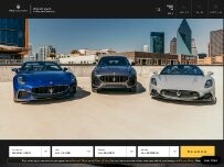 Website Screenshot Maserati Dallas