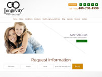 Longevity Aesthetics & Laser Spa website screenshot