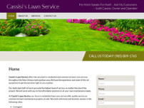 Cassisi's Lawn Service website screenshot