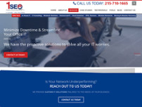 1SEO Technologies website screenshot