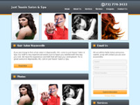 Screenshot for http://justteasinsalon.net