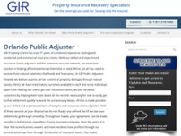 Screenshot for http://www.girpropertyclaims.com/orlando-public-adjuster