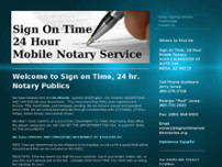 Screenshot for http://www.signontimemobilenotaries.org