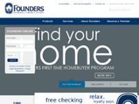 Founders Federal Credit Union website screenshot