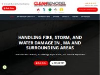 Website Screenshot Clean Remodel LLC