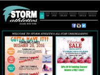 Screenshot for http://www.stormathleticscheer.org/