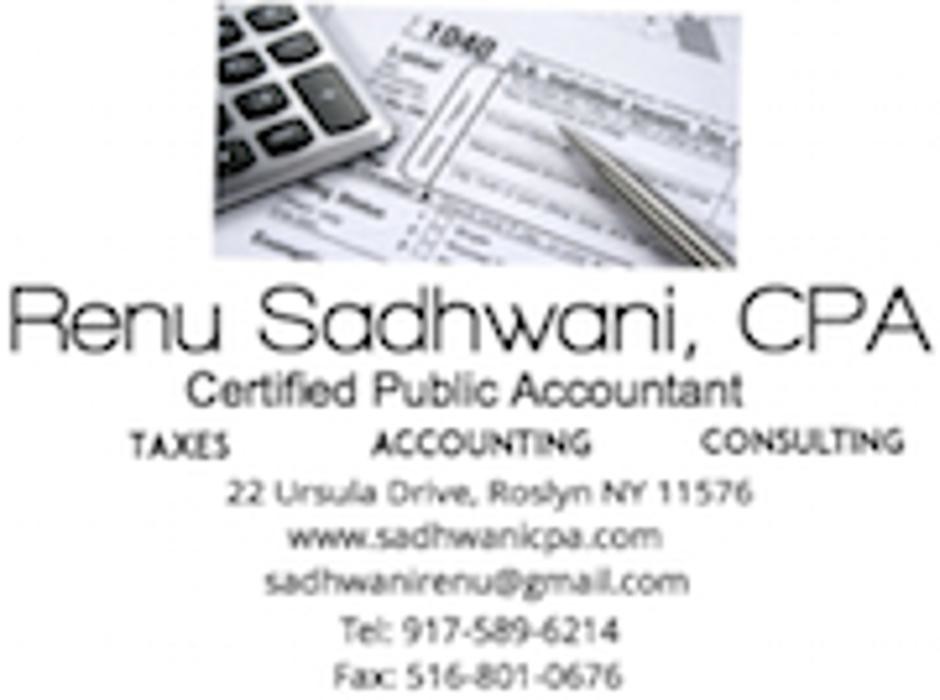 Renu Sadhwani, CPA Logo