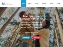 Website Screenshot Brad Spurgeon Insurance Agency Inc