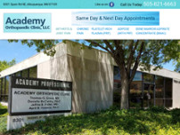 Screenshot for http://academyortho.com/
