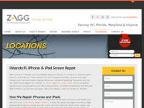 Screenshot for http://www.zaggphonerepair.com/locations/orlando-fl/