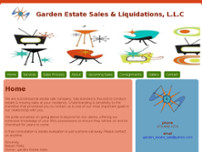 Garden Estate Sales & Liquidations, LLC website screenshot