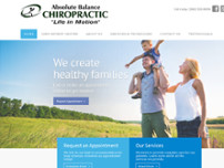 Absolute Balance Chiropractic website screenshot