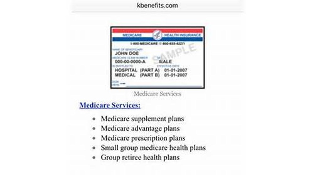 Images KBenefits Insurance Services - (Employee Benefits - Individual Health - Medicare Plan Options))