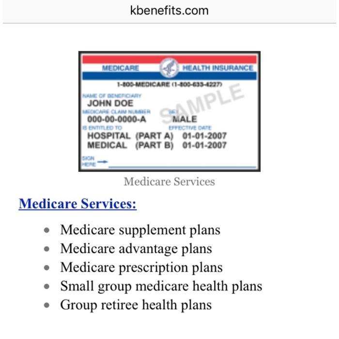 Images KBenefits Insurance Services - (Employee Benefits - Individual Health - Medicare Plan Options))