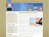 Website Garage Door Opener Broomfield|720-263-1109