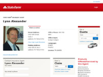 Lynn Alexander - State Farm Insurance Agent website screenshot