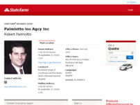 Robert Palmiotto - State Farm Insurance Agent website screenshot