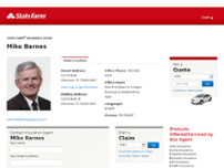 Mike Barnes - State Farm Insurance Agent website screenshot