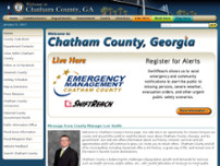 Chatham County website screenshot