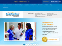 BrightStar Care West Hartford website screenshot