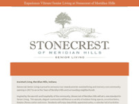 Stonecrest of Meridian Hills website screenshot