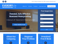Everdry Waterproofing of Michiana website screenshot