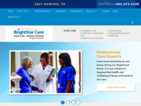 BrightStar Care East Memphis website screenshot