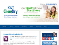 K&T Chem-Dry website screenshot