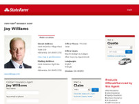 Jay Williams - State Farm Insurance Agent website screenshot