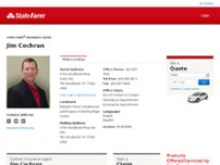 Jim Cochran- State Farm Insurance Agent website screenshot