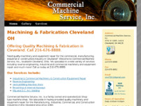 Commercial Machine Service Inc website screenshot