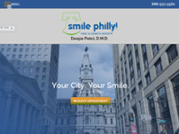 Smile Philly! Family & Cosmetic Denistry, P.C. website screenshot