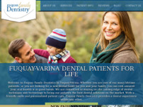 Fuquay Family Dentistry website screenshot