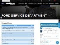 Website Screenshot Bill Knight Ford Service