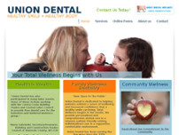Union Dental Martinez website screenshot