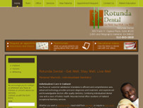 Rotunda Dental website screenshot