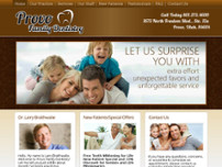 Provo Family Dentistry website screenshot