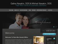 Palo Alto Dental website screenshot